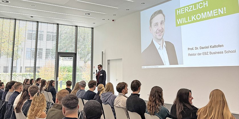 Erfolgreicher Studienstart an der EBZ Business School.